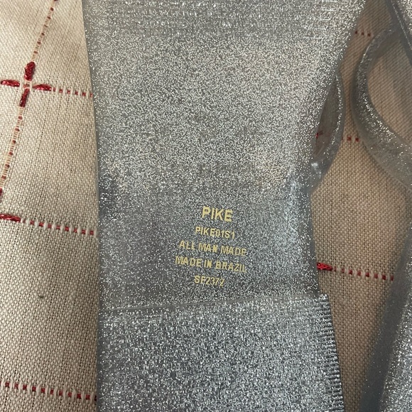 Steve Madden “PIKE” Jelly Flip Flop Sandals Size 11 Silver Glitter Slides New - Picture 5 of 5